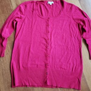 Cardigan, 3/4 inch sleeves
